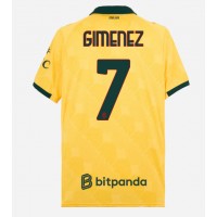 AC Milan Santiago Gimenez #7 Tretí futbalový dres 2025-26 Krátky Rukáv